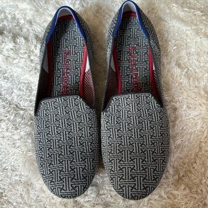 10.5 Rothy’s Grey Grid Loafers - like new! Retired